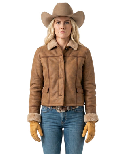Marshals S01 Dolly Weaver Suede Leather Jacket Buy Now