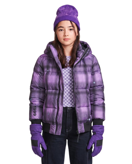 Imogen Cohen The Naughty Nine Purple Hooded Jacket