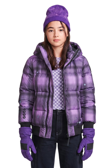 Imogen Cohen The Naughty Nine Purple Hooded Jacket