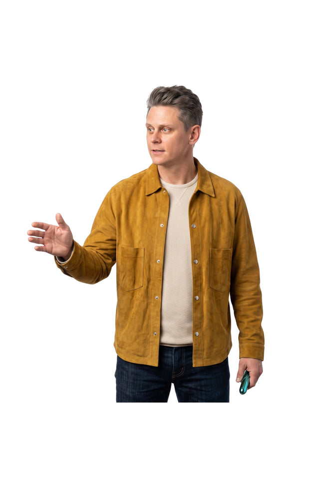 Billy Magnussen Lift Brown Jacket Buy Now