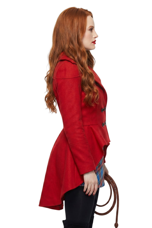 Riverdale Cheryl Blossom Red Hooded Jacket