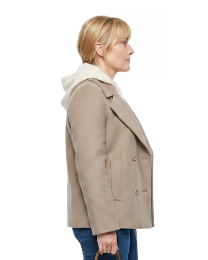 Kate Winslet Goodbye June Movie Beige Coat
