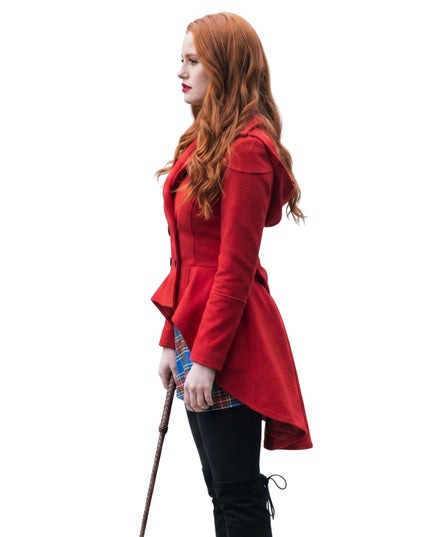 Riverdale Cheryl Blossom Red Hooded Jacket