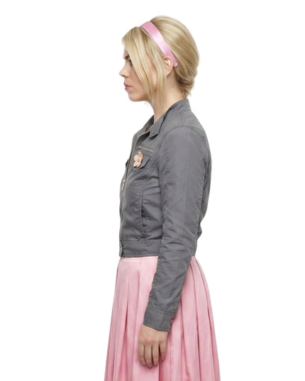 Doctor Who Season 2 Rose Tyler Grey Jacket sides