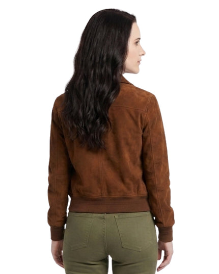 Lois Lane Superman and Lois Brown Leather Jacket