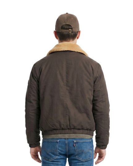 Kendall Roy Succession 2023 Shearling Brown Leather Jacket