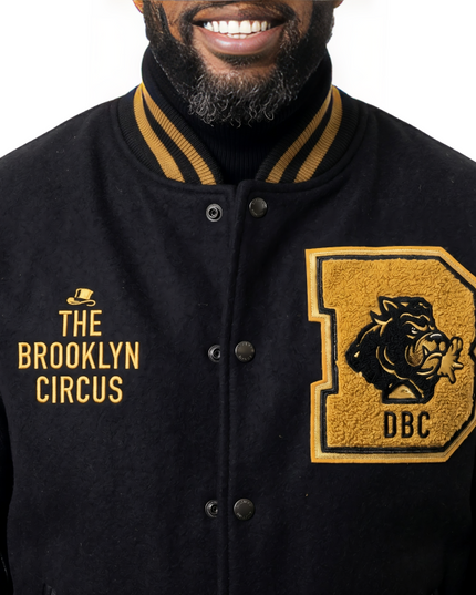 Stephen Boss Black Varsity Jacket