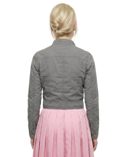 Doctor Who Season 2 Rose Tyler Grey Jacket back