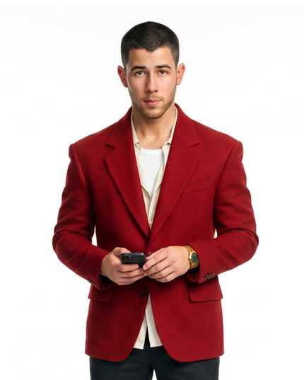 A Very Jonas Christmas Movie Nick Jonas Blazer