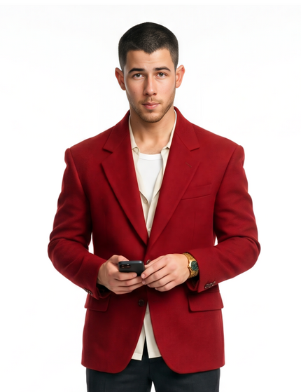 A Very Jonas Christmas Movie Nick Jonas Blazer