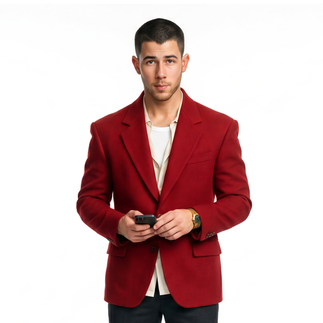 A Very Jonas Christmas Movie Nick Jonas Blazer