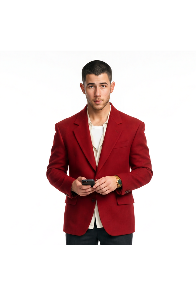 A Very Jonas Christmas Movie Nick Jonas Blazer