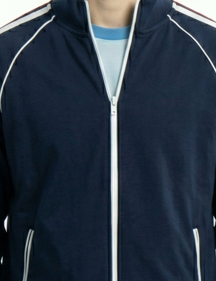 Adrian Chase Stylish Black Athletic Jacket Peacemaker