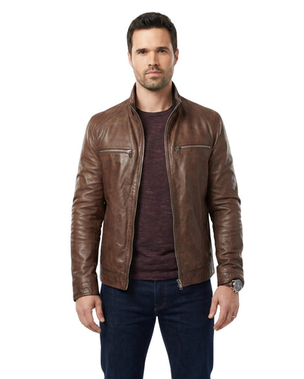 Agents of Shield Grant Ward Brown Leather Jacket Buy Now
