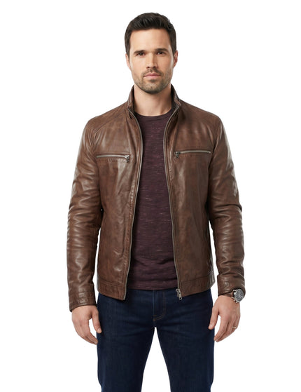 Agents of Shield Grant Ward Brown Leather Jacket Buy Now
