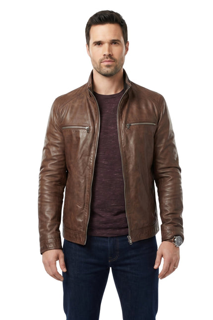 Agents of Shield Grant Ward Brown Leather Jacket Buy Now

