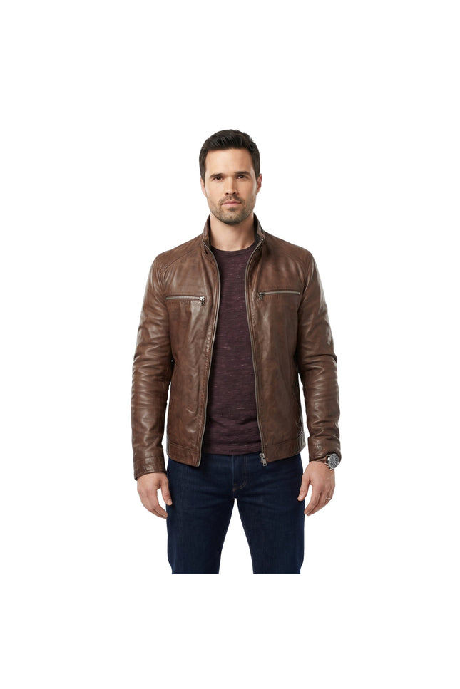 Agents of Shield Grant Ward Brown Leather Jacket Buy Now
