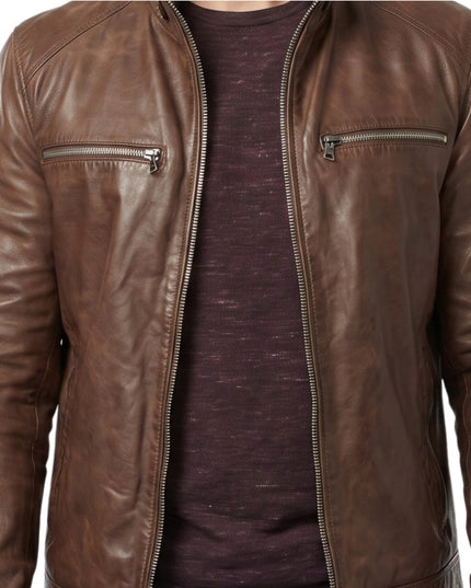 Agents of Shield Grant Ward Brown Leather Jacket Order Today
