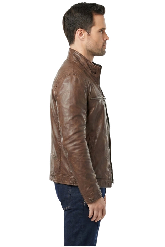Agents of Shield Grant Ward Brown Leather Jacket Shop Now
