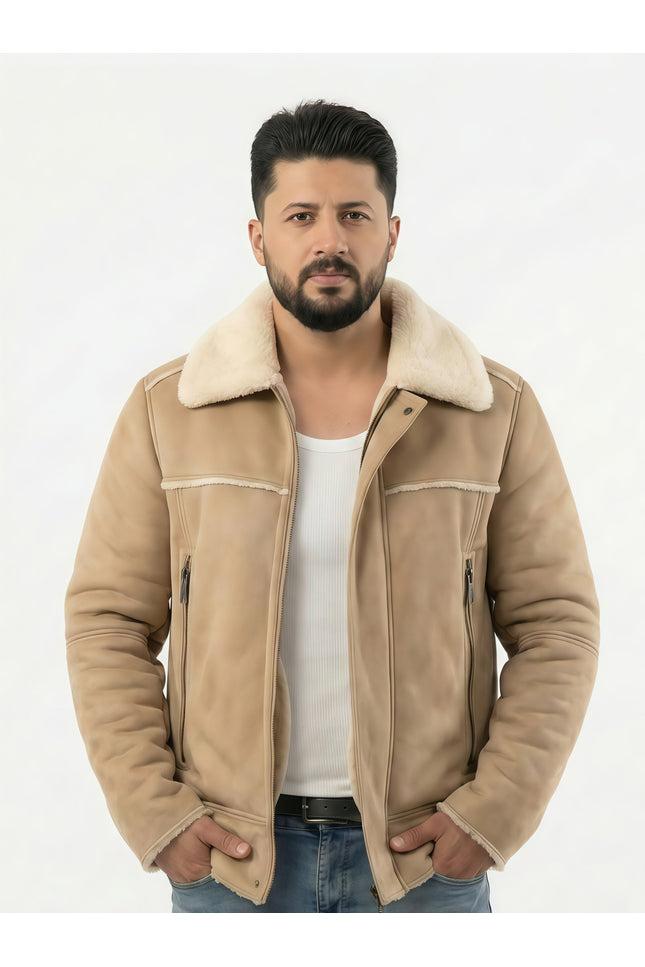 Men’s Thayden B3 Leather Aviator Jacket
