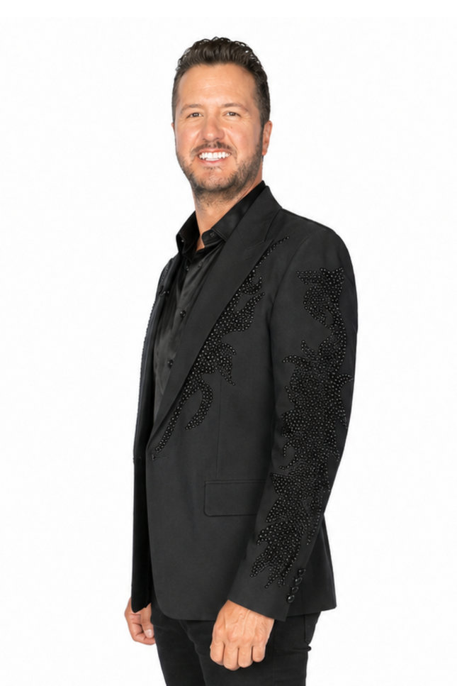 American-Idol-Luke-Bryan-Embellished-Black-Blazer