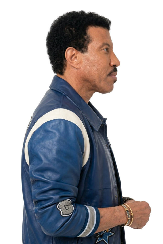 American Idol S24 Lionel Richie Blue Varsity Jacket