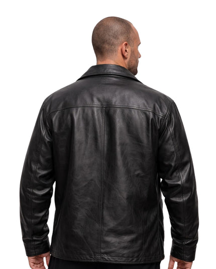 Andrew Howard Black Leather Jacket