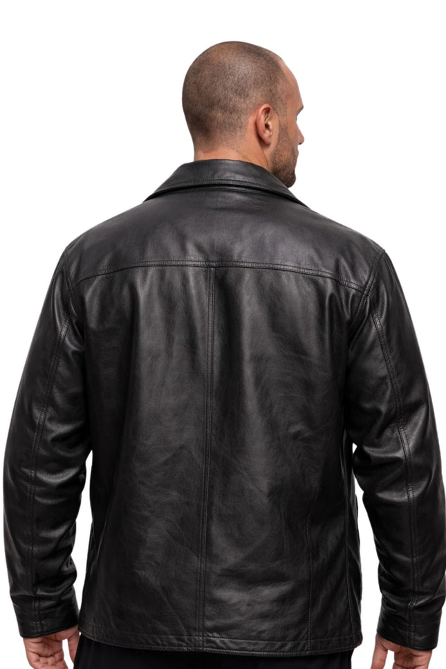 Andrew Howard Black Leather Jacket