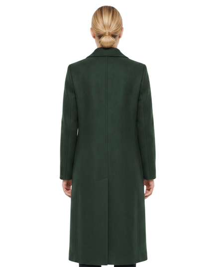 Ashley Newbrough Abigail Long Green Coat