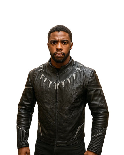 Avengers Infinity War Black Panther Leather Jacket Black