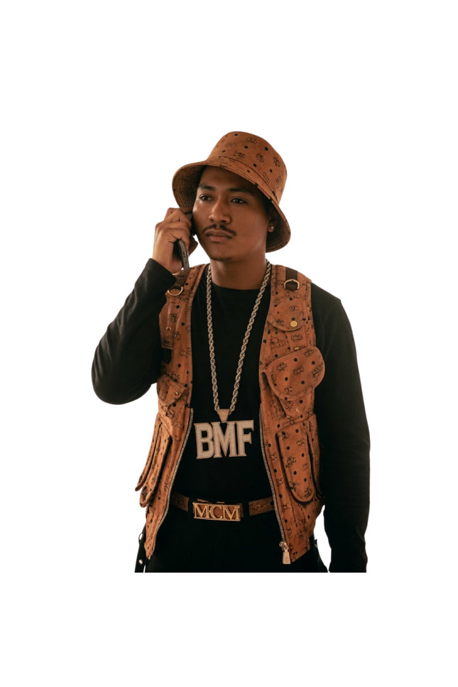 BMF S03 Big Meech Flenory Brown Vest