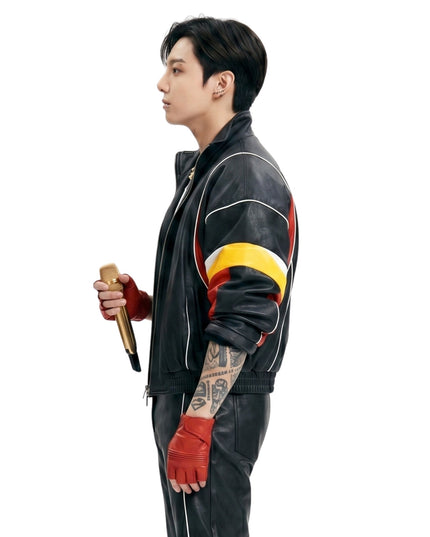 BTS World Tour Jungkook Nahmias Leather Jacket Order Now 