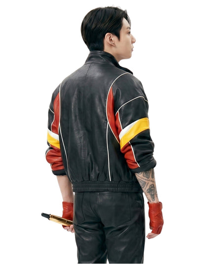 BTS World Tour Jungkook Nahmias Leather Jacket Order Today 