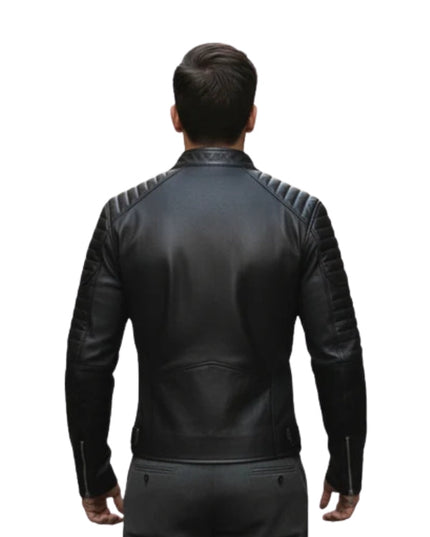 Black & Yellow Batman Lego Leather Jacket