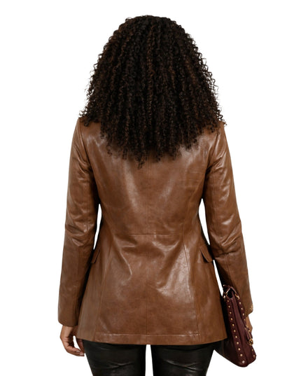Beyond the Gates Arielle Prepetit Brown Blazer