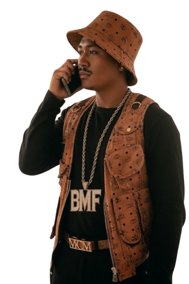 Big Meech Black Mafia Family S03 Brown Vest