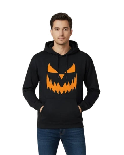 Black Pumpkin Pullover Hoodie