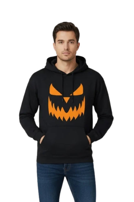 Black Pumpkin Pullover Hoodie