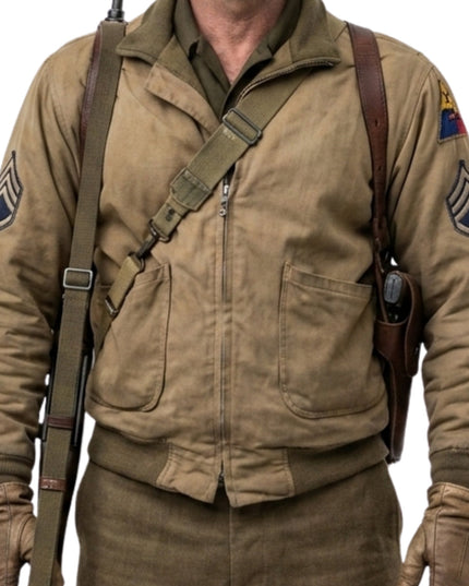 Brad Pitt Don Wardaddy Collier Fury Jacket