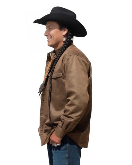 Buy Mo Brings Plenty YS Series S4 Iconic Brown Cotton Jacket 