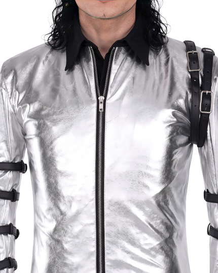 Buy Now Michael Jackson Bad World Tour Silver Jacket