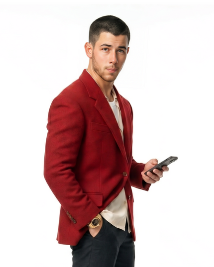 Buy The A Very Jonas Christmas Movie Nick Jonas Blazer
