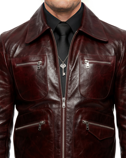 Buy The Jake Picking Top Gun Maverick 2022 Maroon Jacket On Sale