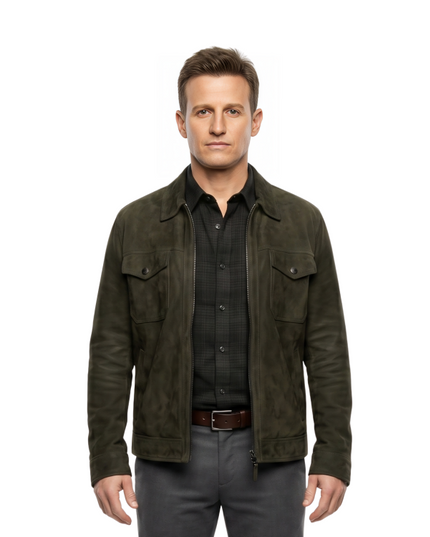 Buy The Jamie Reagan Blue Bloods Suede Leather Jacket