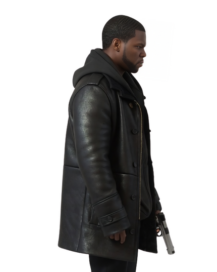 Buy The Kanan Stark Power Season 5 Black Leather Jacket