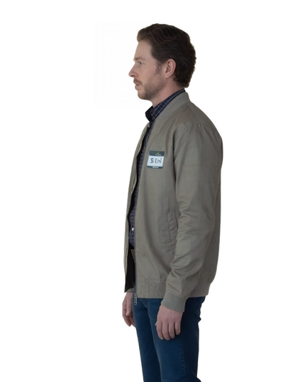 Buy The Manifest S04 Ben Stone Brown Cotton Bomber Jacket Today