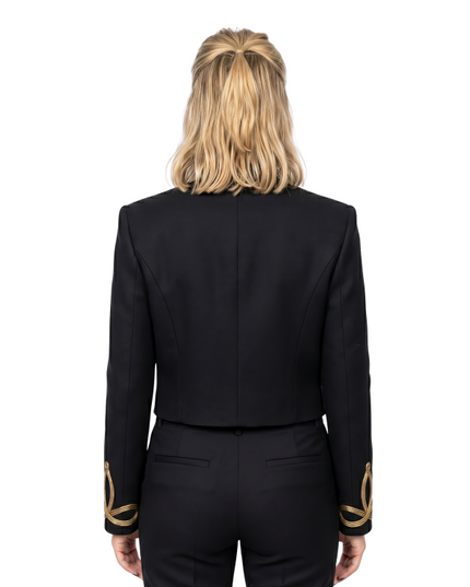 Buy The Margot Robbie McQueen Black Jacket On Sale
