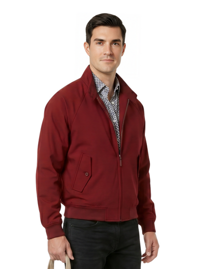 Buy The Notes of Autumn Peter Porte Red Bomber Jacket