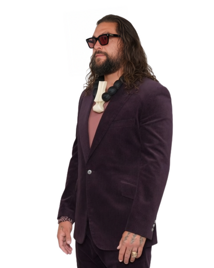 Buy The Wrecking Crew Jason Momoa Velvet Blazer Today