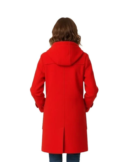 Classic Red Toggle Coat